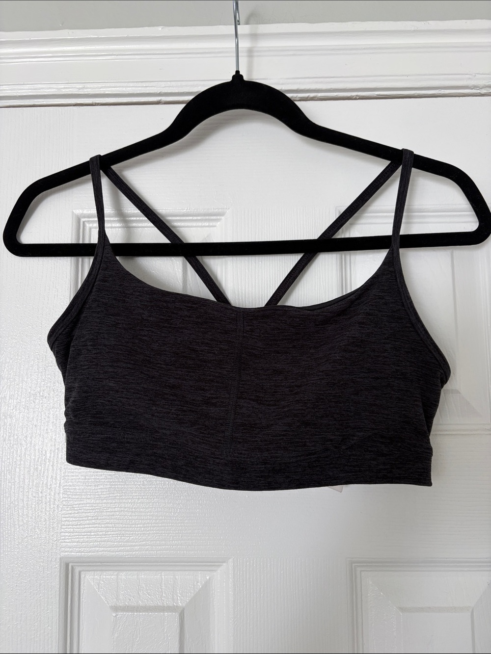 Fabletics Black Cross-Back Sports Bralette